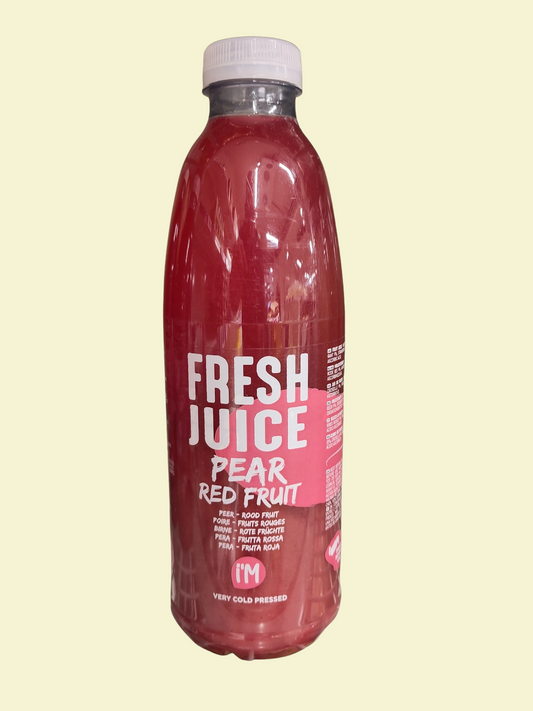 Fresh Juice peer-rood fruit 2 stuks