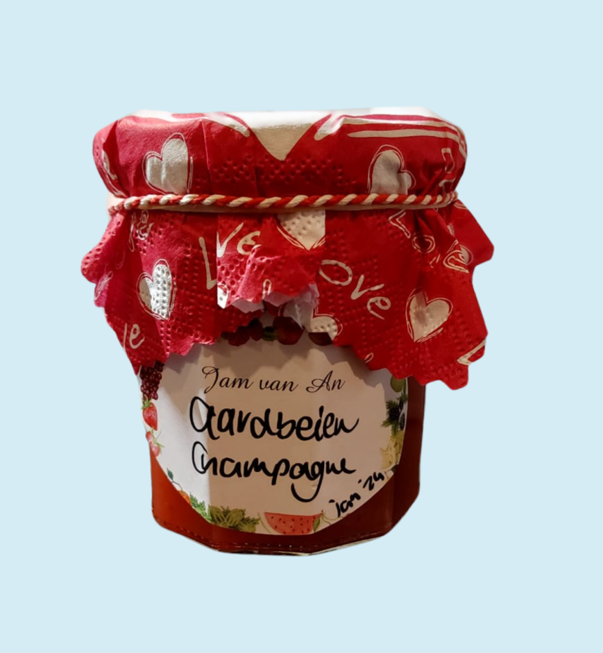 Jam Aardbei-Champagne per 2 stuks