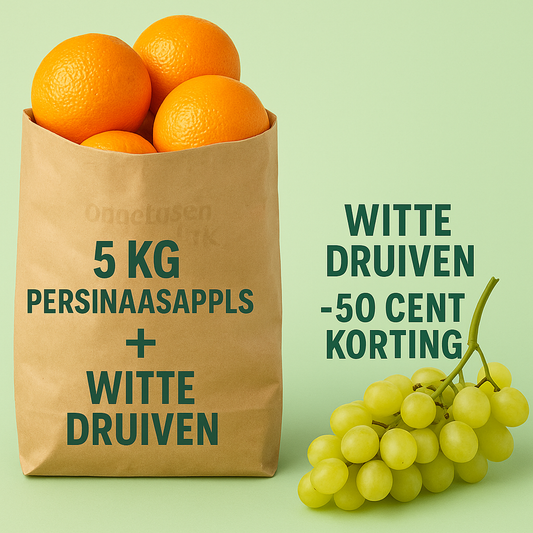 Combi persinaasappel en druiven